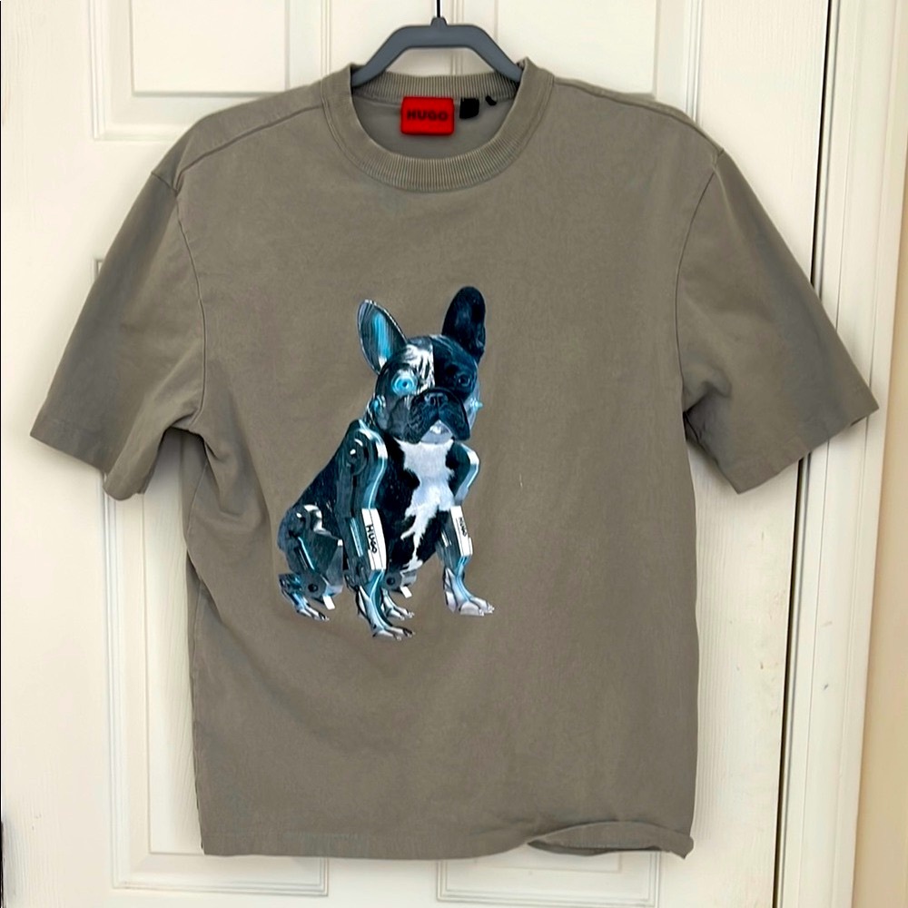 Hugo Boss Tee with Robotic Dog Design
